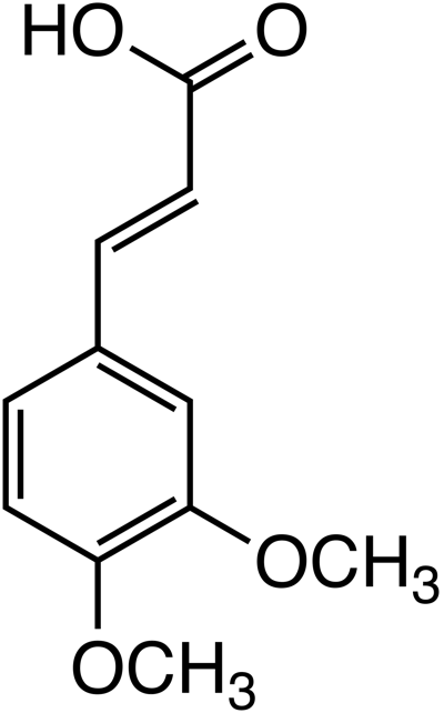 3,4-Dimethoxycinnamic Acid image